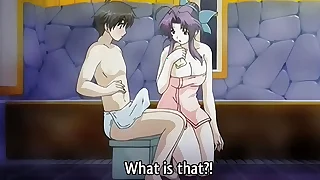 Step Mama gives a Bath to her 18yo Step Son - Hentai Well-shaped &lbrack;Subtitled&rsqb;